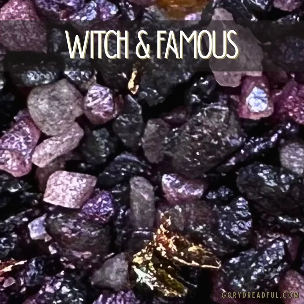 Witch & Famous Room Salt Crystal Potpourri: Almond Macarons Vanilla Lav Tea Mini